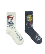 Hocus Pocus The Movie 2 Pair Women Halloween Crew Socks I Put A Spell On... - £8.15 GBP