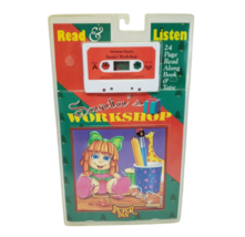 New Vintage 1995 Read + Listen Santa&#39;s Workshop 24 Page Read Along Book Tape Nos - £18.98 GBP