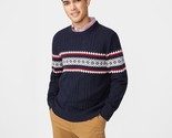 Nautica Men&#39;s Classic Fit Fair Isle Print Knit Sweater Navy-2XL - $45.99