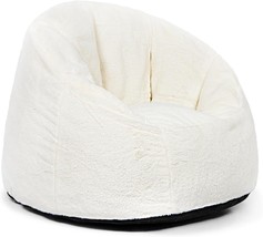 N&amp;V Medium Shell Bean Bag Chair, Adult Size Bean Bag Sack, Foam Filling,... - $168.99