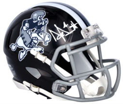 Dak Prescott Autographed Cowboys &#39;Cowboy Joe&#39; Mini Speed Helmet Fanatics - $419.00