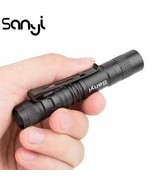 SANYI Waterproof Mini Pocket Penlight XPE-R3 LED Flashlight Torch working - $21.87 CAD