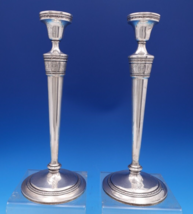 Wedgwood by International Sterling Silver Candlestick Pair #N23 12&quot; (#8275) - $2,524.50
