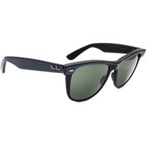 Ray-Ban (B&amp;L) Vintage Sunglasses Wayfarer II Blue/Black Square USA 54 mm - £179.19 GBP
