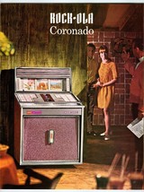 Rock-Ola 431 Coronado Jukebox Art FLYER Phonograph Music 1966 Original Foldout - £20.58 GBP