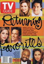 ORIGINAL Vintage Sep 8 2001 TV Guide Ally McBeal Buffy West Wing Judging Amy - £11.65 GBP