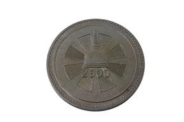 Ceylon 1957 Elizabeth II 1 Rupee 2500th Anniversary of Buddhism Coin - $14.69