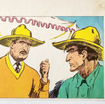 1947 Bill &amp; The Circus Cowboys Art Sanford Tousey Plate Book Print DWF16 - $9.00