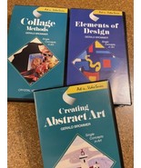 Lot/3 Creating Abstract Art VHS Video Gerald Brommer Elements Of Design ... - £11.13 GBP