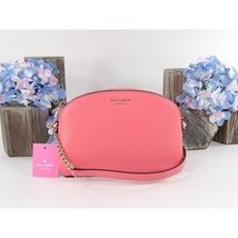 Kate Spade Cameron Street Hilli Garden Pink Leather Dome Crossbody Bag NWT - £132.23 GBP
