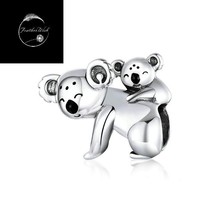 Genuine Sterling Silver 925 Koala Bear Family Animal Bead Charm Bracelets - £15.84 GBP