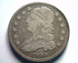 1834 Capped Bust Quarter Very Fine Vf Browning 1 Nice Original Coin Bobs Coins - £152.45 GBP