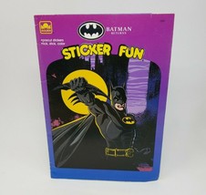 Vintage 1992 Dc Comics Book Batman Returns Sticker Fun Book Nos Golden - £20.91 GBP