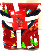 NWT Women’s 2-piece pajamas set Christmas Holiday Gnomes 3X Red Long Sleeves - £20.09 GBP