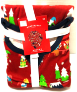 NWT Women’s 2-piece pajamas set Christmas Holiday Gnomes 3X Red Long Sle... - $33.94 CAD