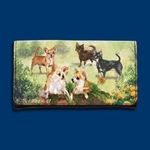 Wallet CHIHUAHUA Dog Breed Ladies Wallet Checkbook Zippered Coin - £13.34 GBP