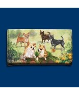 Wallet CHIHUAHUA Dog Breed Ladies Wallet Checkbook Zippered Coin - £13.28 GBP