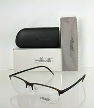 Brand New Authentic Silhouette Eyeglasses SPX 2933 75 6330 Titanium Fram... - $147.30