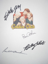 The Golden Girls Signed Pilot TV Script X4 McClanahan Betty White Arthur reprint - £11.67 GBP