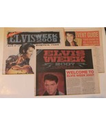 Elvis Week Event Guide Lot of 3 2007 2008  2009 Elvis Presley Magazine N... - $12.86