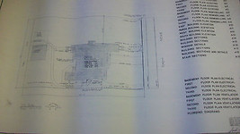 HILLS-DECARO Frank Lloyd Wright House, Set Of Restoration Blueprints From 1976 - £7,975.09 GBP