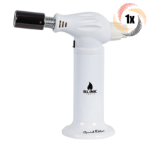 1x Torch Blink SE-02 White Dual Flame Butane Lightweight Torch | Special Edition - £26.18 GBP