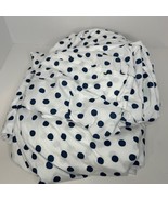 Pillowfort Navy White Polka Dot Sheet Set for Double Bed w/ 2 Pillowcases - $18.73
