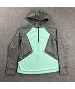 Sweaty Betty Hoodie Womens XS Gray Blue 1/4 Zip Stretch Sweatshirt Adults - $547.24 MXN