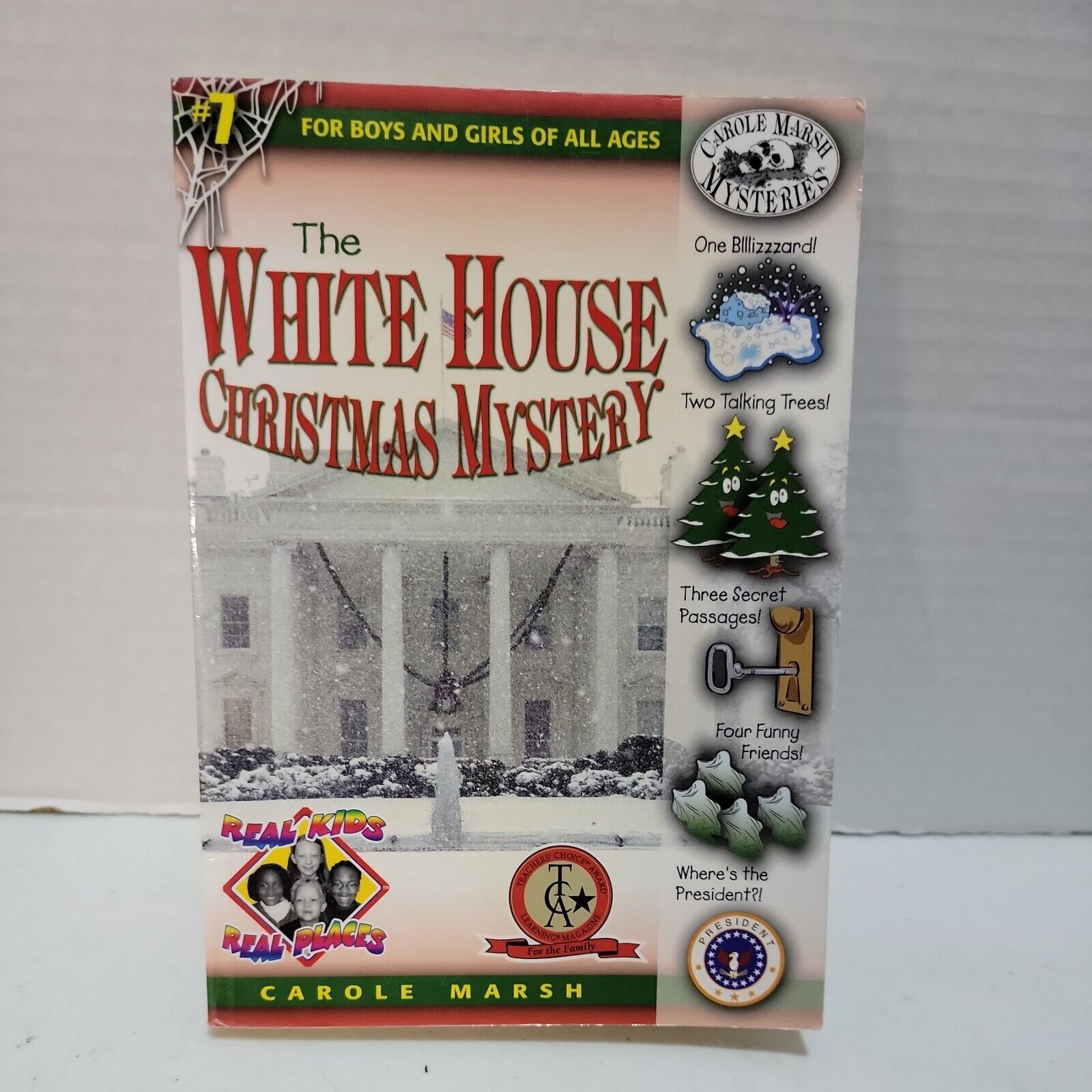 The White House Christmas Mystery (7) (Real Kids Real Places) - Paperbac... - $0.99