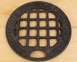 Antique Stove Cast Iron Raise Register Simmer Cover No Burn Cereal Grate... - $36.62