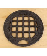 Antique Stove Cast Iron Raise Register Simmer Cover No Burn Cereal Grate... - £28.80 GBP