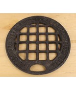 Antique Stove Cast Iron Raise Register Simmer Cover No Burn Cereal Grate... - $697.11 MXN