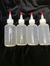4 Round 4 Oz ~ Plastic Red Cap Bottles - Reborn Paint ~ Sillicone A&amp;B -S... - $77.64 MXN