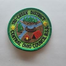 BSA Tri Creek District Central Ohio Council Boy Scout Patch Vintage - $5.44