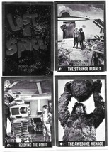 Lost In Space TV Series Reprint Ltd Promo Set of 4 Silver Foil Trading C... - £99.22 GBP
