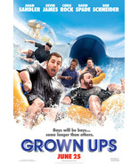 GROWN UPS  27X40 ORIGINAL SINGLE SIDED  MOVIE POSTER  ONE SHEET  NEAR MI... - $279.60 MXN