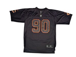 Rare Julius Peppers Chicago Bears Halloween Blackout Reebok Team Jersey Size L - $61.75
