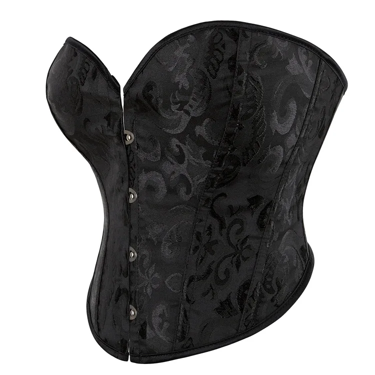 R underbust corset steampunk gothic clothing black corsets belt waist slimming corselet thumb200