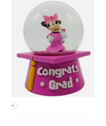 Minnie Mouse  Graduation Musical Water Globe - $553.78 MXN