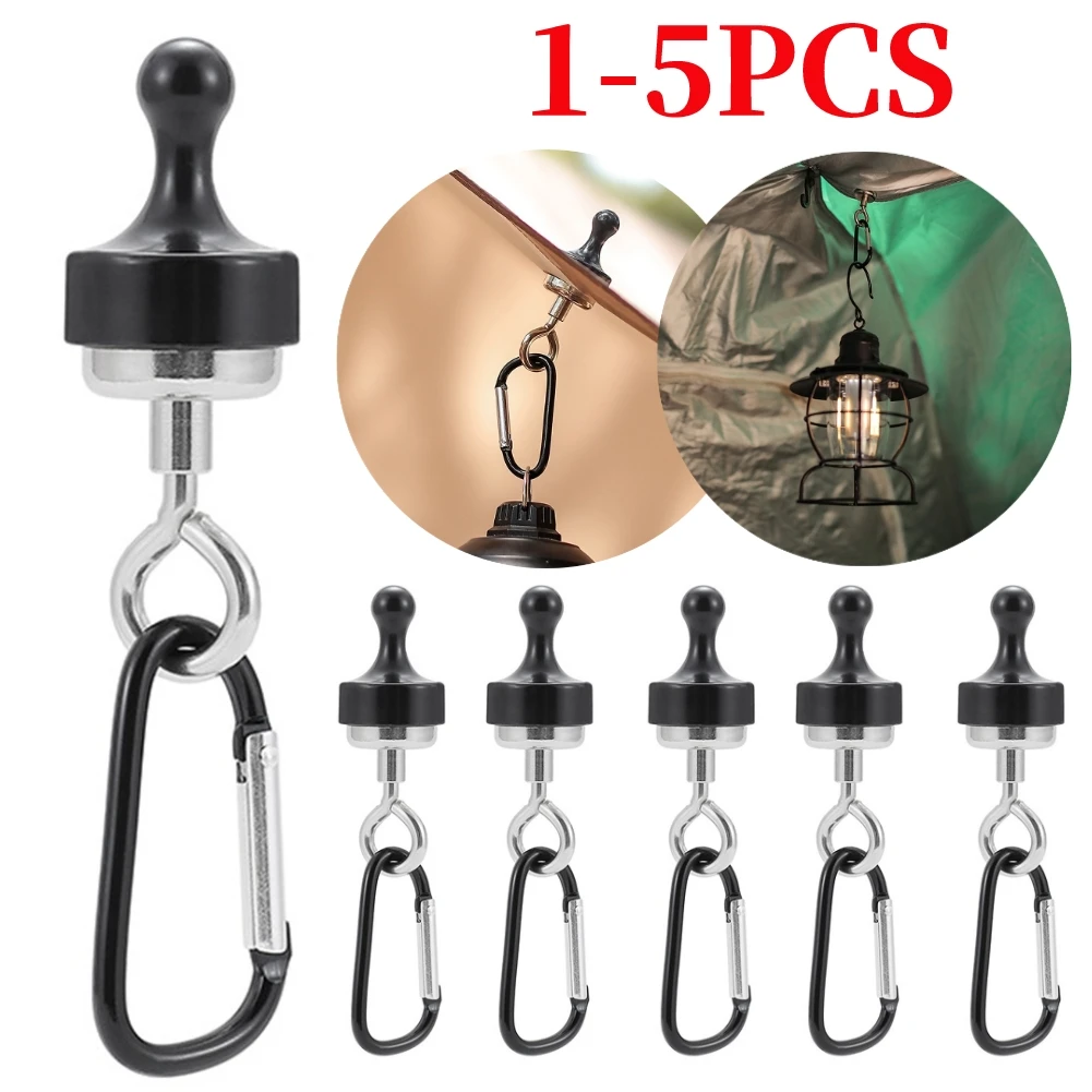 1-5PCS Strong Magnet Hooks Pulling Force Mini Magnetic Hooks Heavy Duty - £8.29 GBP+