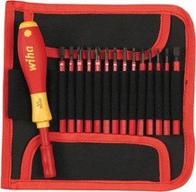 Wiha Insulated SlimLine Interchangeable Includes Handle with Pouch, 15 - Pieces - £129.78 GBP