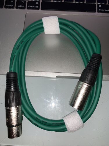 SAXLX-6 -Green  6 Foot XLR Patch Cable PA DJ Audio Cord - $4.83