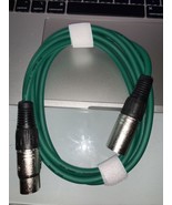 SAXLX-6 -Green  6 Foot XLR Patch Cable PA DJ Audio Cord - £3.77 GBP