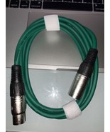 SAXLX-6 -Green  6 Foot XLR Patch Cable PA DJ Audio Cord - $6.55 CAD