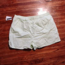 BP  Shorts Beige Nougat Women Athletic Size 2X Pull On Pockets Cotton - £19.42 GBP