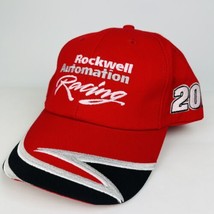 ROCKWELL AUTOMATION Racing Cap Hat Adjustable Cotton Red SnapBack Number... - $9.74