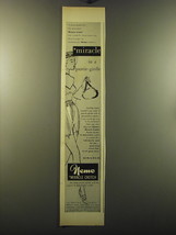 1949 Nemo Miracle Crotch Girdle Ad - Miracle in a pantie-girdle - £14.77 GBP