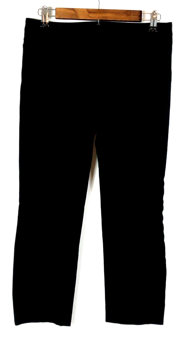 Gap 4 Capris Pants Black Dressy Slim Cropped Two Way Stretch Womens 4R - $18.49