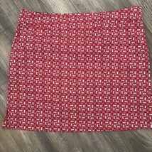 Izod Golf Skort Size 12 NEW Red Skirt/Spandex Shorts Golfing Tennis Pockets - £16.01 GBP