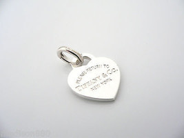 Tiffany & Co Silver Return Heart Charm Pendant Oval Clasp 4 Necklace Bracelet  - $198.00